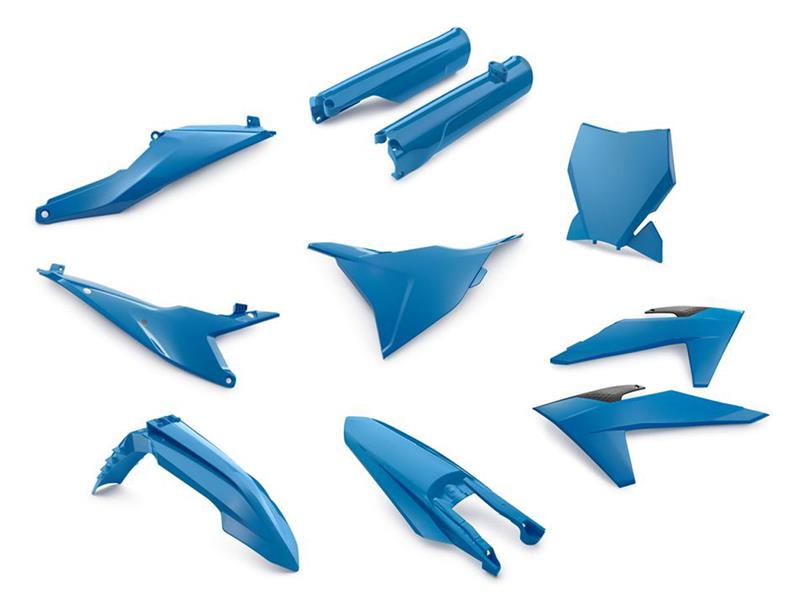 KTM OEM plastic kit Neptun Blue (with fork protectors) KTM SX 125/150/250/300 2023-2024 & SX-F 250/350/450 2023-2024