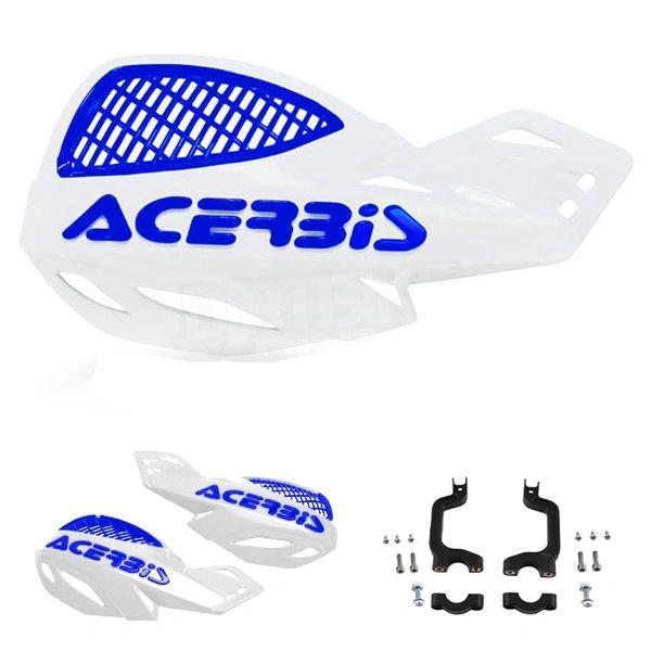 Acerbis Gelüftete Uniko Handschuhe Weiß / Blau - MxProStoreParts