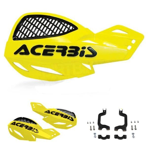 Acerbis Vented Uniko Handkappen Geel / Zwart - MxProStoreParts