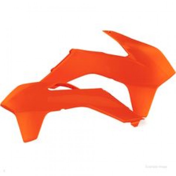Acerbis radiator covers Orange KTM EXC 125/200/250/300/350/450/500 14-16 & SX/SX-F 125/150/250/350/450 13-15