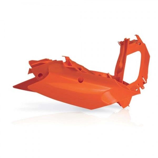 Acerbis Kennzeichenhalter + orangefarbene Airbox für KTM SX 125/150 11 - 15 & SX 250 11 - 16 & SX-F 250/350/450 11 - 15 & EXC 200/250/300/450/500 12 - 16 & EXC-F 250/350 12 - 16 - MxProStoreParts
