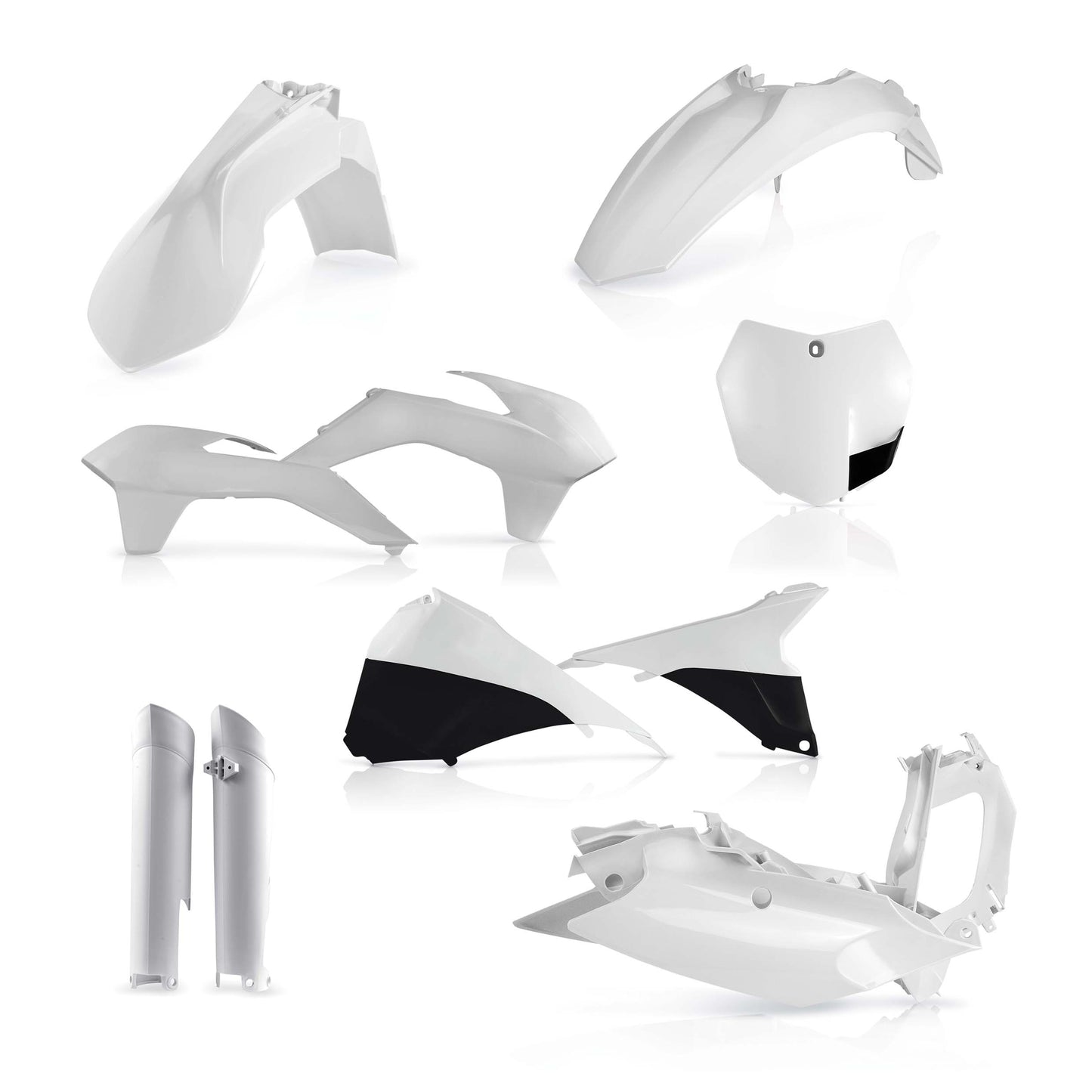 Acerbis plastic kit (full kit) White KTM SX/SX-F 125/150/250/350/450 13-14