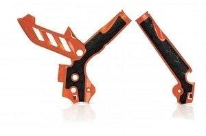 Acerbis X - Grip frame beschermers oranje / zwart KTM SX/SX - F 125 - 450 2011 - 2015 & SX 250 2011 - 2016 EXC - EXC - F 125 - 500 2012 - 2016 - MxProStoreParts