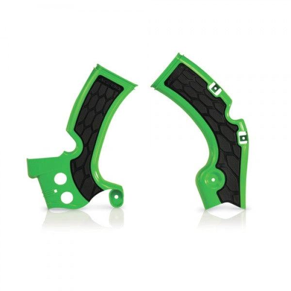 Acerbis X - Grip frame beschermers groen / zwart Kawasaki KX 450F 09 - 18 - MxProStoreParts