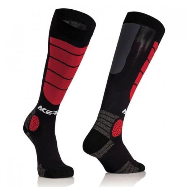 Acerbis MX Impact Kindersocken Schwarz / Rot - MxProStoreParts