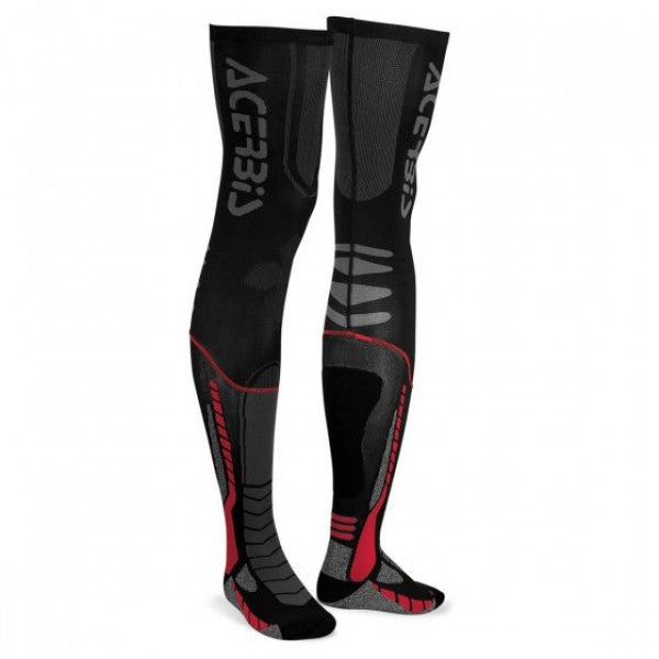 Acerbis X-Leg Pro Knee Brace Socks Black/Red