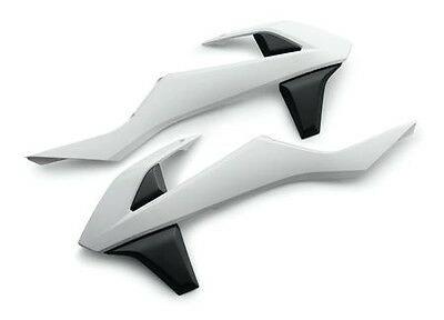 Racetech radiator kappen Wit / Zwart KTM SX 125/150/250 16 - 18 & SX - F 250/350/450 16 - 18 & EXC 250/300 17 - 19 & EXC - F 250/350/450/500 17 - 19 - MxProStoreParts