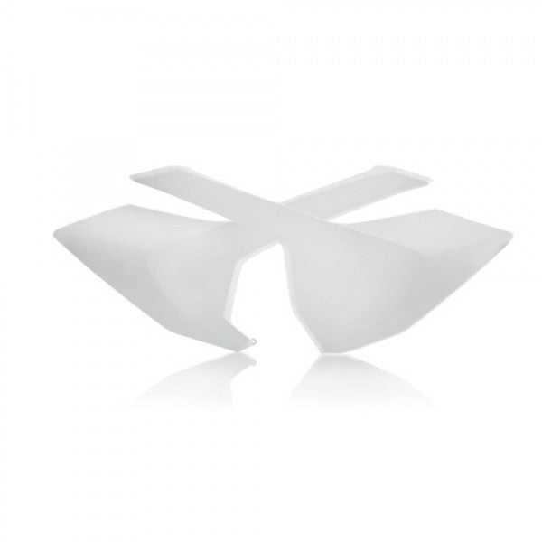Acerbis Side Number Plates White Husqvarna TC 125 16-18 & TC 250 17-18 & FC 250/350/450 16-18 & TE 250/300 17-19 & FE 250/350/450/501 17-19