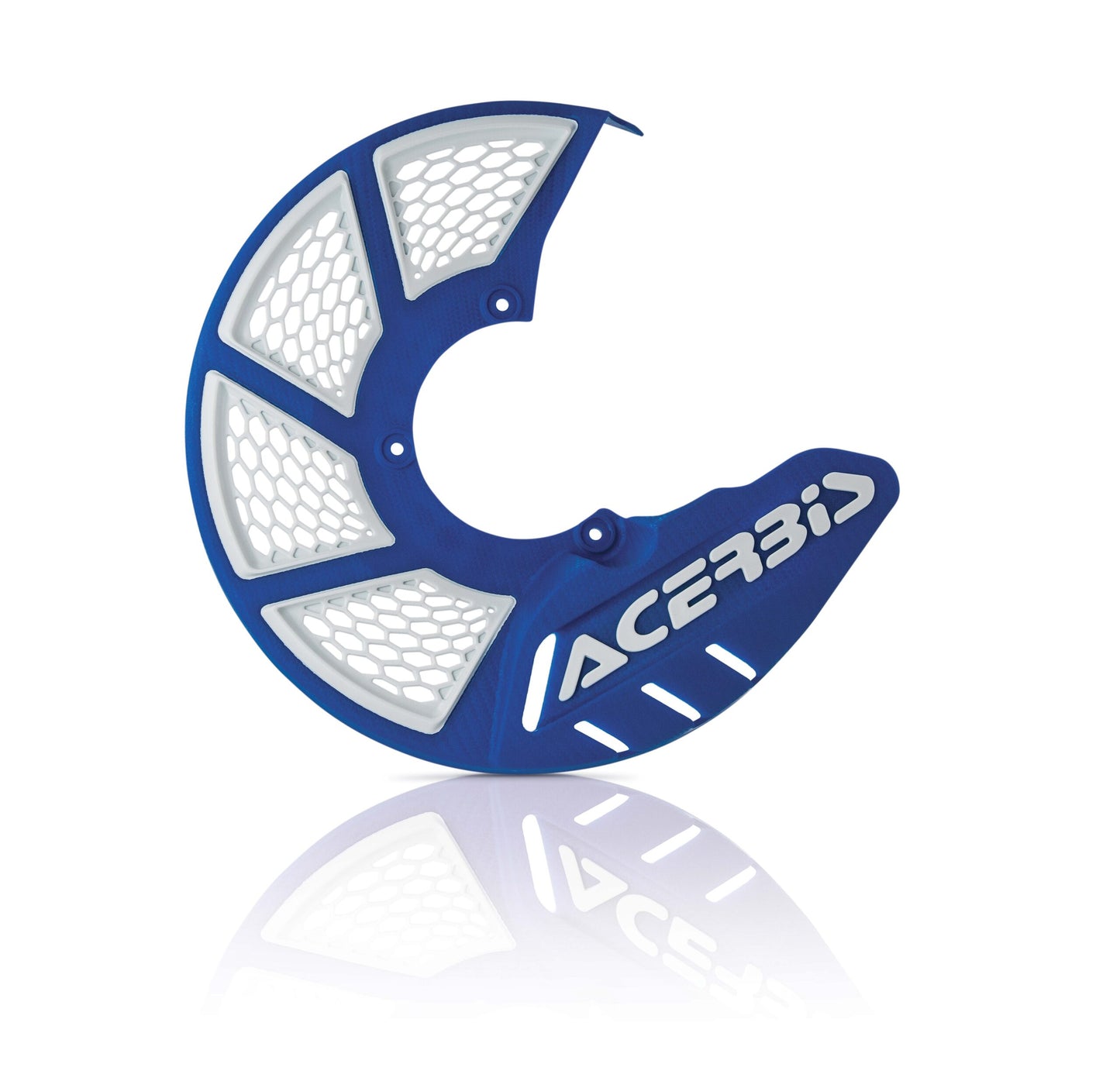 Acerbis X-brake 2 vented front brake disc protector universal Blue / White