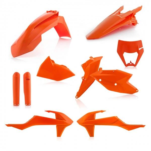 Cycra Kunststoffkit Orange mit Plasticscheinwerfer für KTM EXC/EXC-F 250/300/350/450/500 17–19 - MxProStoreParts