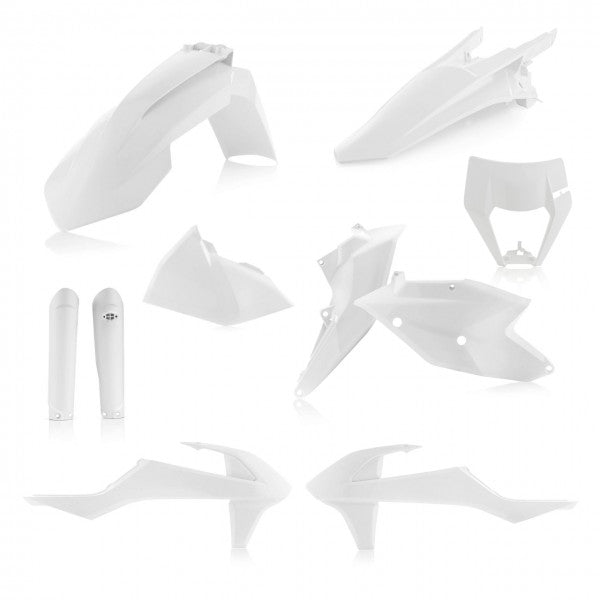 Cycra plastic kit White with headlight plastic KTM EXC/EXC-F 250/300/350/450/500 17-19