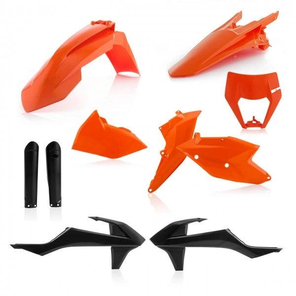 Cycra Kunststoffkit OEM 2019 mit Kunststoff-Scheinwerfer für KTM EXC/EXC-F 250/300/350/450/500 17–19 - MxProStoreParts