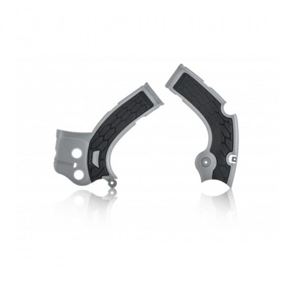 Acerbis X-Grip frame beschermers grijs / zwart Yamaha YZ 250F 17-18 & YZ 450F 16-17 & WR 250F 17-19 & WR 450F 16-18