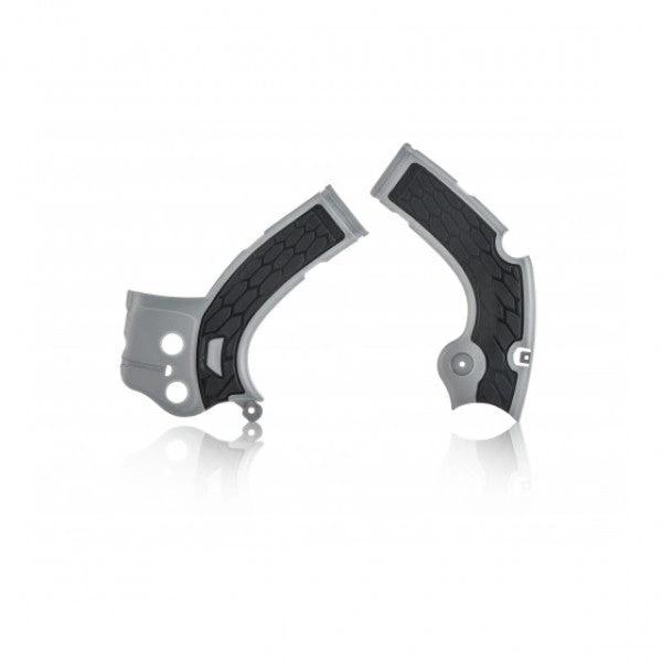 Acerbis X-Grip Rahmschützer grau / schwarz für Yamaha YZ 250F 17-18 & YZ 450F 16-17 & WR 250F 17-19 & WR 450F 16-18 - MxProStoreParts