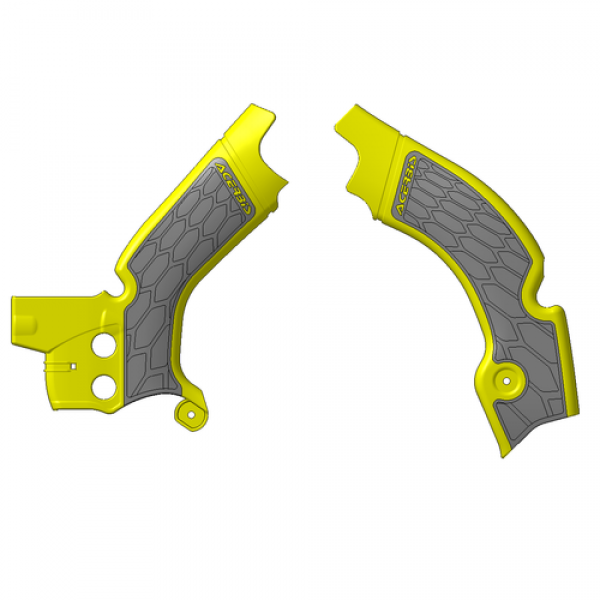 Acerbis X-Grip frame beschermers grijs / geel Suzuki RM-Z 250 10-18