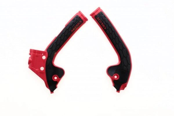 Acerbis X-Grip Rahmen-Schützer Schwarz/Rot für KTM SX 85 18- & Husqvarna TC 85 18- & Gas Gas MC 85 2021 - MxProStoreParts