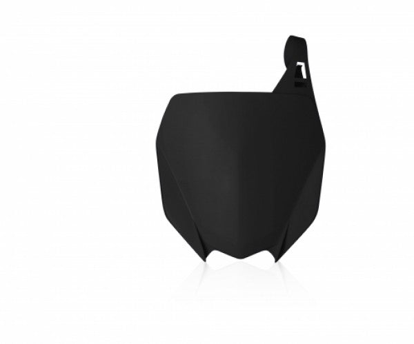 Acerbis Front Number Plate Black Yamaha YZ 125/250 2022- & YZ 250F 2019-2023 & YZ 450F 2018-2022