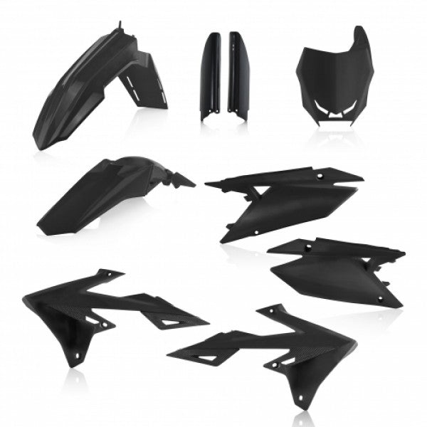 Acerbis plastic kit Zwart Suzuki RM-Z 250 19- & RM-Z 450 18-