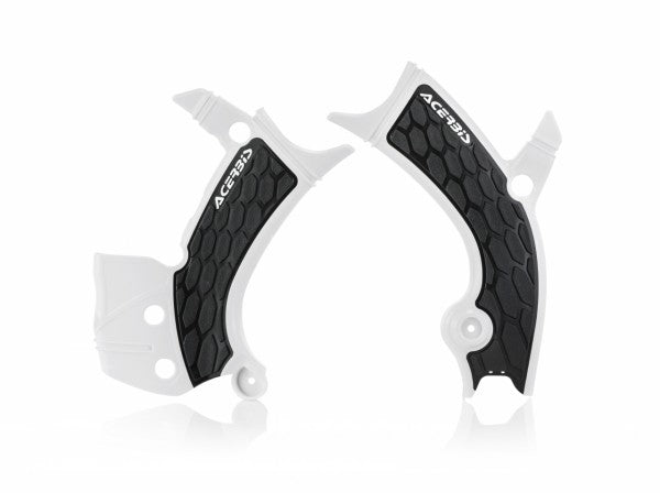 Acerbis X-Grip frame beschermers wit / zwart Yamaha YZ 250F 19- & YZ 450F 18- & WR 250F 20 & WR 450F 19-