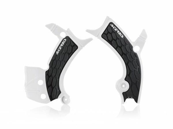 Acerbis X-Grip Rahmschützer weiß/schwarz für Yamaha YZ 250F 19- & YZ 450F 18- & WR 250F 20 & WR 450F 19 - MxProStoreParts