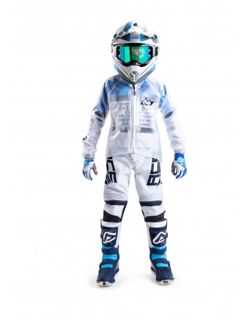 Acerbis Regenjas Transparant Kinder Maat XXL