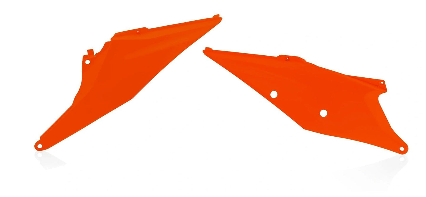 Cycra Seitennummernschilder Orange 16 KTM SX/SX-F 125/150/250/350/450 19-22 & EXC/EXC-F 150/250/300/350/450/500 20-23 - MxProStoreParts
