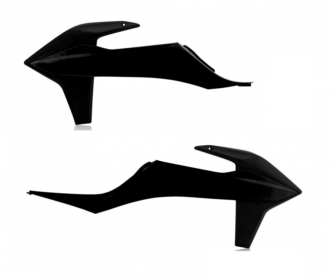 Acerbis radiator shrouds Black KTM SX 125/150/250 19- & SX-F 250/350/450 19- & EXC 250/300 20- & EXC-F 250/350/450/500 20-