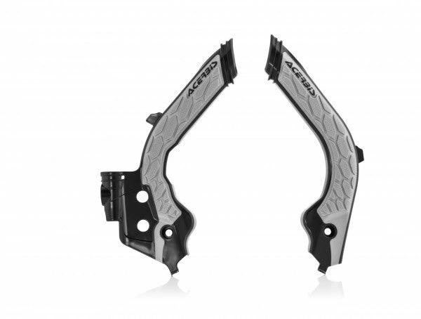 Acerbis X-Grip Rahmen-Schützer Schwarz / Grau Husqvarna TC/FC 125/250/350/450 ab 2019 & TE 250i/300i ab 2020 & FE 250/350/450/501 ab 2020 & Gas Gas EC/MC 125/250/300/350F ab 2021 - MxProStoreParts