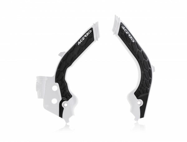 Acerbis X-Grip Rahmenprotektoren weiß / schwarz Husqvarna TC/FC 125/250/350/450 2019-2022 & TE 250i/300i 2020-2023 & FE 250/350/450/501 2020-2023 & Gas Gas EC/MC 125/250/300/350F 2021-2023