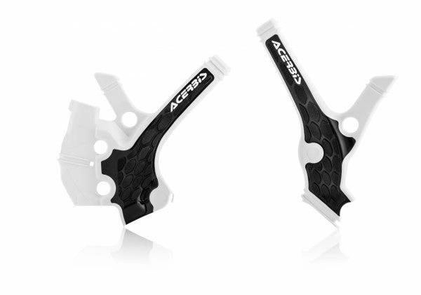 Acerbis X-Grip Rahmenschutzteile weiß / schwarz für Yamaha YZ 65 2018 - MxProStoreParts