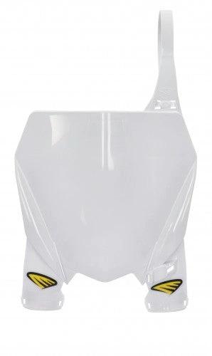 Cycra Stadium Vornummerplatte Weiß für Yamaha YZ 250F 2019 – 2023 & YZ 450F 2018 – 2022 & Fantic XX/XXF 125/250/450 2021 – 2023 – MxProStoreParts
