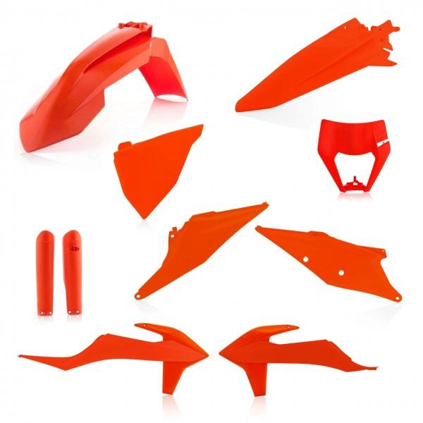 Cycra Kunststoffkit Orange 16 mit Kunststoff-Scheinwerfer für KTM EXC/EXC - F 250/300/350/450/500 20 - MxProStoreParts