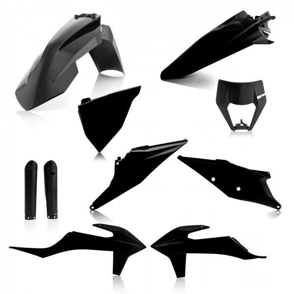 Cycra plastic kit Zwart met koplamp plastic KTM EXC/EXC - F 250/300/350/450/500 20 - MxProStoreParts