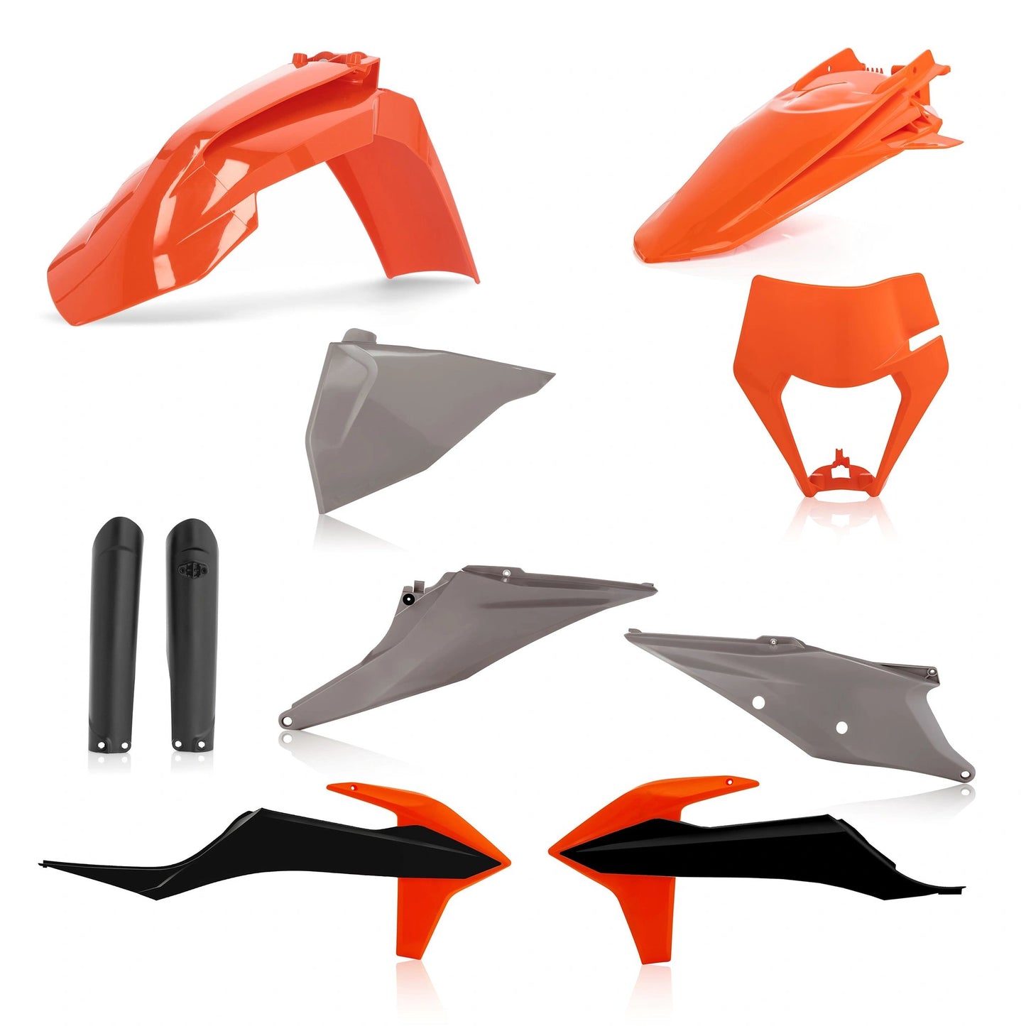 Cycra Kunststoff-Kit OEM 2021 mit Scheinwerfer-Kunststoff für KTM EXC/EXC-F 250/300/350/450/500 20 - MxProStoreParts
