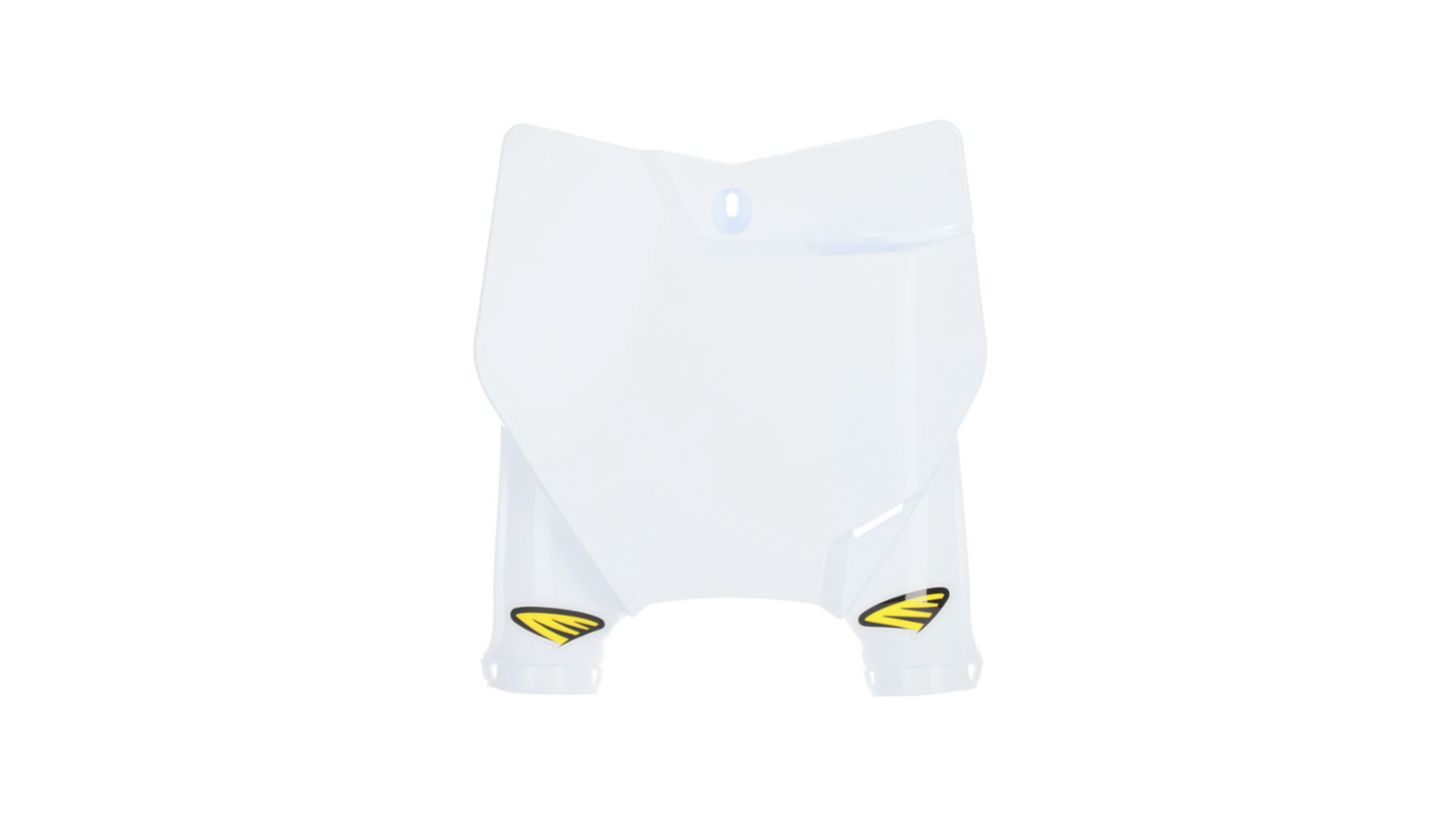 Cycra Stadium Front Number Plate White 2020 KTM SX/SX-F 125/150/250/350/450 2016-2022