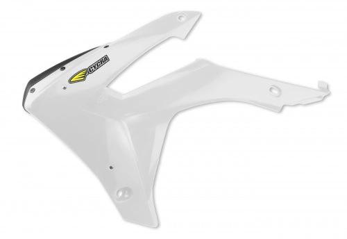 Cycra Powerflow Radiator Kappen EDGE Wit Honda CRF 250R 2014 - 2017 & CRF 450R 2013 - 2016 - MxProStoreParts