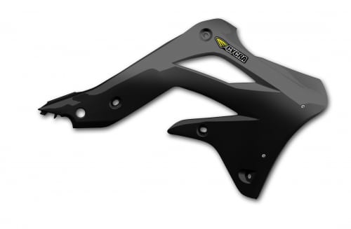 Cycra Powerflow Radiator Kappen Zwart Kawasaki KX 450F 2012-2015