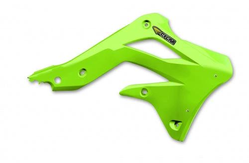 Cycra Powerflow Radiator Kappen Groen Kawasaki KX 450F 2012 - 2015 - MxProStoreParts