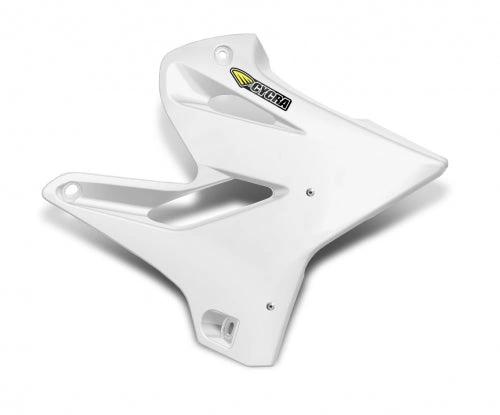Cycra Powerflow Radiatorkappen weiß Yamaha YZ 125/250 2005 – 2021 – MxProStoreParts