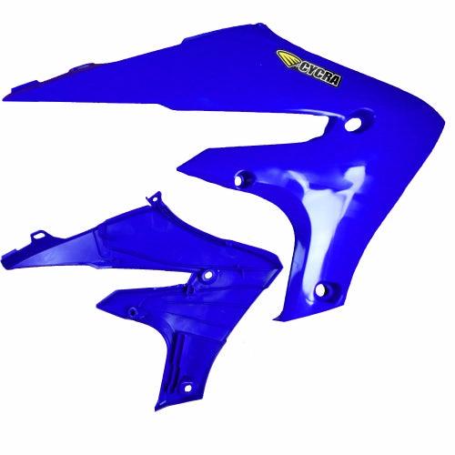 Cycra Powerflow Radiator Kappen Blauw Yamaha YZ 250F 2019 - 2023 & YZ 450F 2018 - 2022 - MxProStoreParts