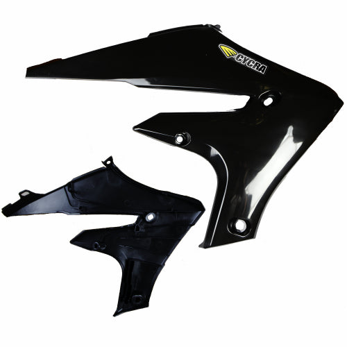 Cycra Powerflow Radiator Kappen Zwart Yamaha YZ 250F 2019-2023 & YZ 450F 2018-2022