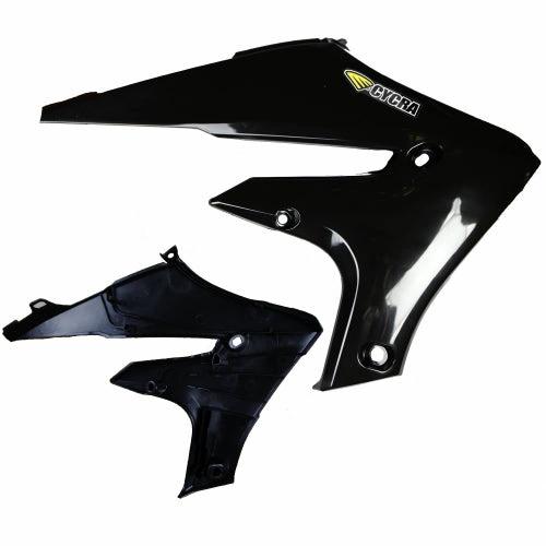 Cycra Powerflow Radiatorkappen schwarz für Yamaha YZ 250F 2019 - 2023 & YZ 450F 2018 - 2022 - MxProStoreParts