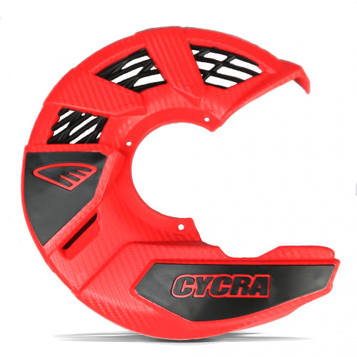 Cycra Universal front brake disc protector Red