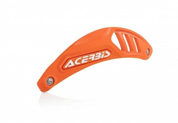 Acerbis X-Exhaust Auspuffbogen-Schutz Orange 4-Takt KTM/Husqvarna SX-F/EXC-F 250-450 2012- & FC/FE 250/350/450/501 2014- & Honda CRF 250R/RX 2022- & CRF 450R 2020- & CRF 450RX 2020 & Gas Gas EC 250F/350F 2021 & MC 250F/450F 2021 - MxProStoreParts