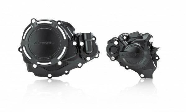 Acerbis X - Power motorblok beschermers Zwart Honda CRF 450R 2017 - 2020 & CRF 450RX 2019 - 2020 - MxProStoreParts