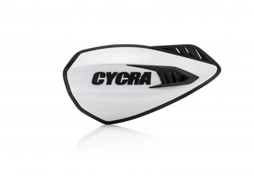 Cycra Cyclone Open handkappen Wit / Zwart ( met bevestiging set )