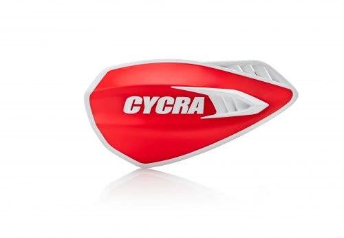 Cycra Cyclone Open Handprotektoren Rot/Weiß (mit Montagesatz) - MxProStoreParts