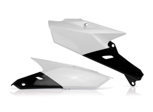 Cycra Zijnummerborden Wit / Zwart Yamaha WR 250F 2015-2019 & WR 450F 2016-2018 & YZ 250F 2014-2018 & YZ 450F 2014-2017