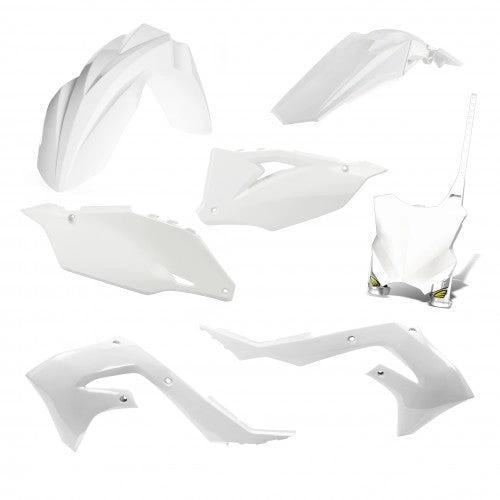 Cycra plastic kit Wit Kawasaki KX 250F 2021 - 2024 & KX 450F 2019 - 2023 - MxProStoreParts