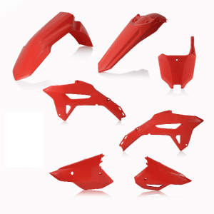 Acerbis plastic kit Rood Honda CRF 250R 2022 - & CRF 450R 2021 - (geen voorvork beschermers) - MxProStoreParts